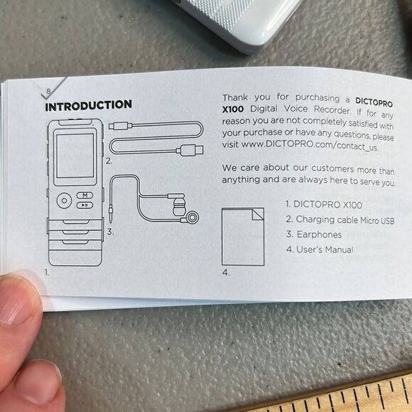 Dicto pro X100 Digital Voice Recorder - Picture 12 of 12